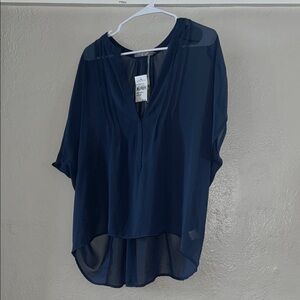 OliviaMoon Navy Blue Women's Top